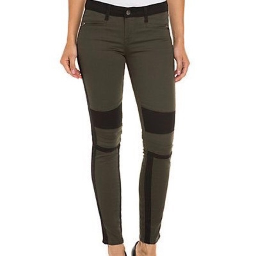 Genetic Denim The Sadie Moro Skinny in Green/Black